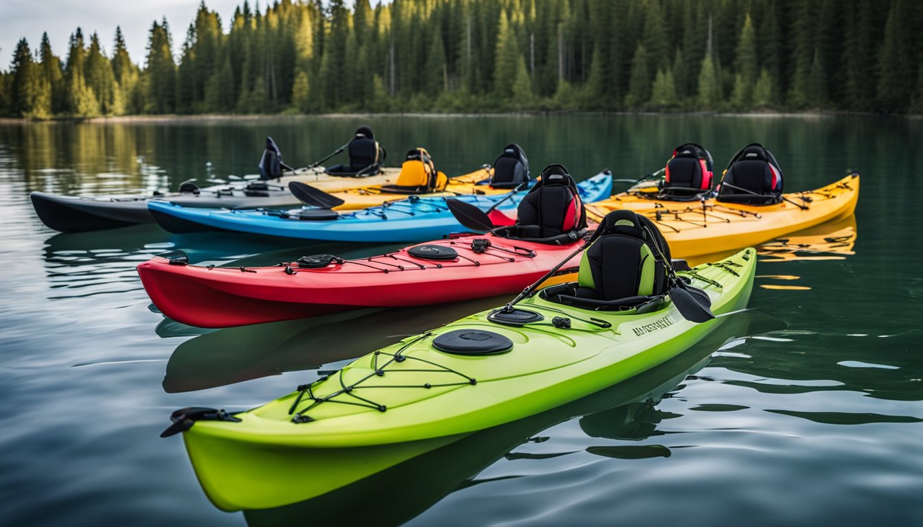 Five fishing kayaks displayed with customer reviews and experiences. Top picks for 2024